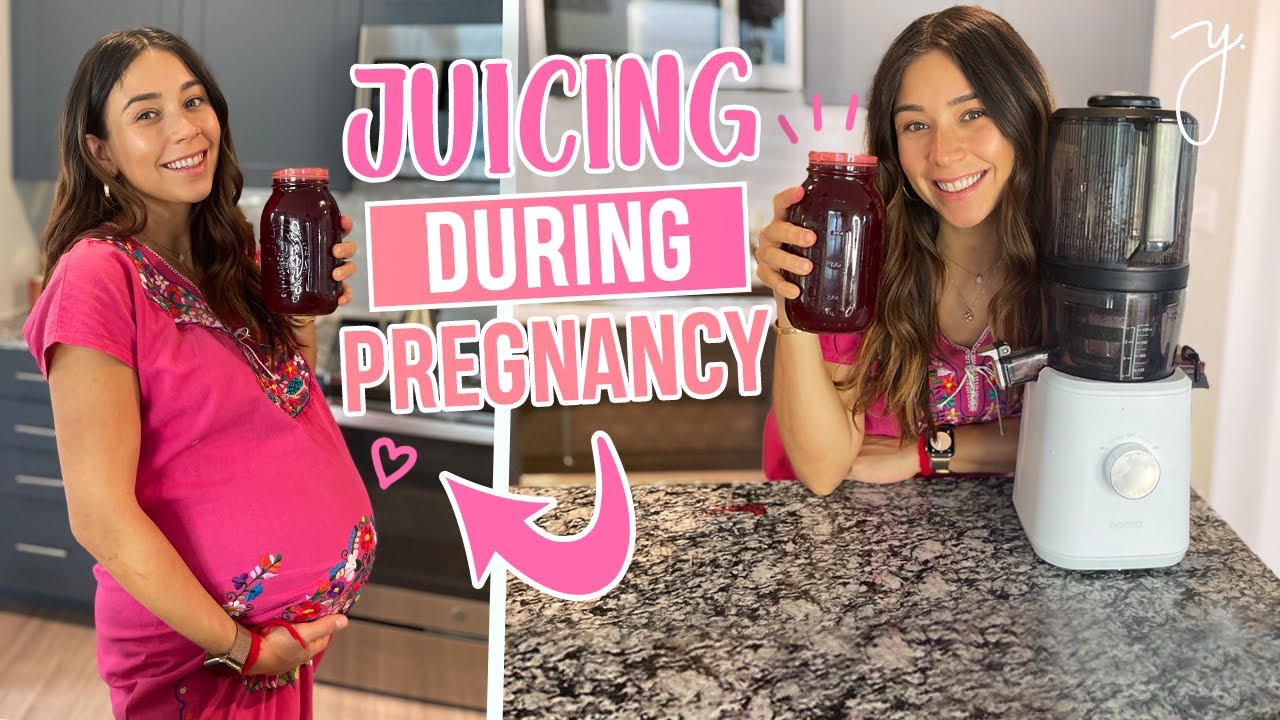 Выжимаю сок с помощью соковыжималки Nama Juicer во время беременности!