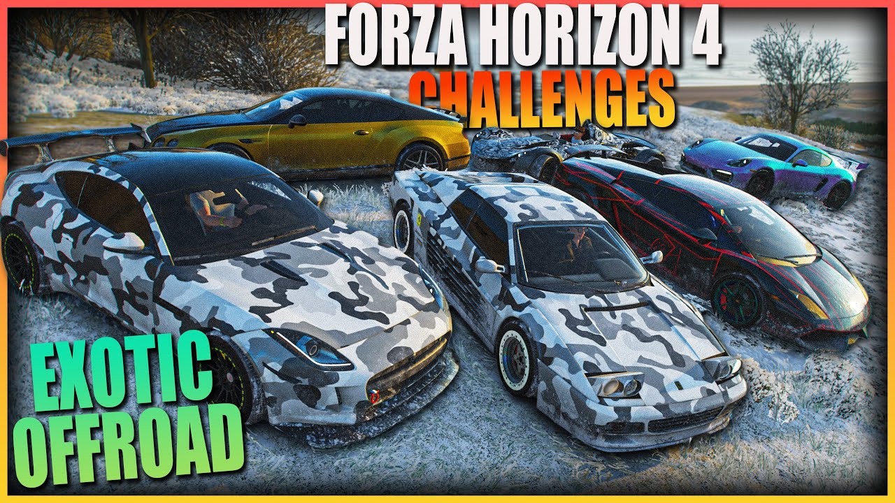 ΠΟΙΟΣ ΘΑ ΦΤΙΑΞΕΙ ΤΟ ΚΑΛΥΤΕΡΟ EXOTIC OFFROAD ΑΥΤΟΚΙΝΗΤΟ - FORZA HORIZON 4 CHALLENGE !!!