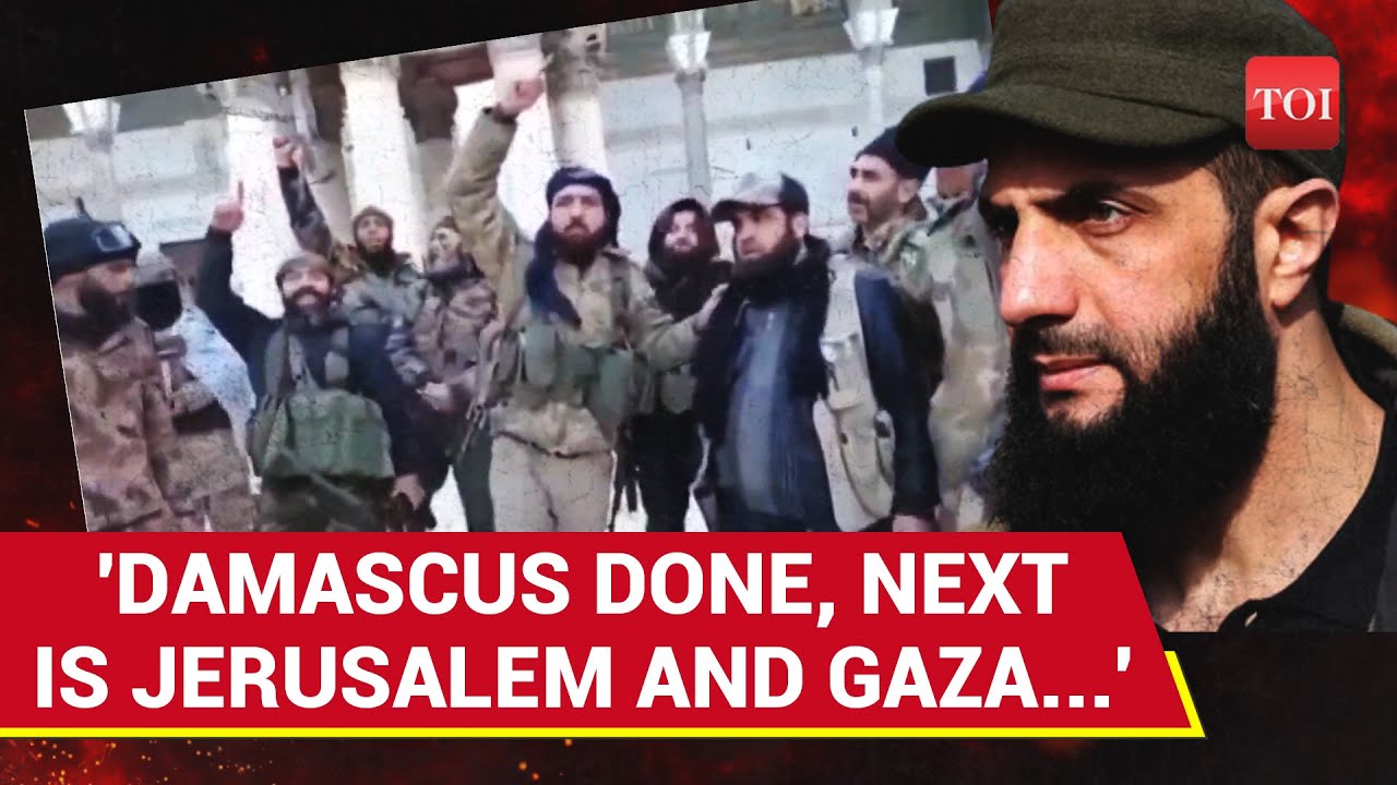 'Jerusalem Next': Syrian Rebels' Big Declaration Against Israel, Message To Gaza | Watch