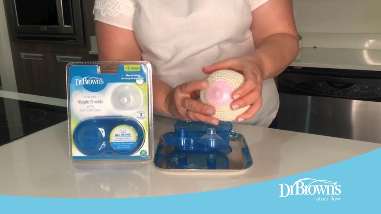 Protectores de pezón con estuche esterilizador - Dr. Brown´s