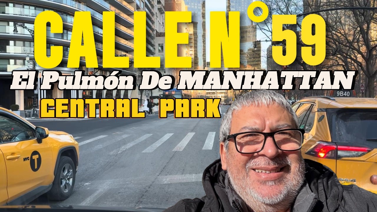 4K Tour en VAN 🚐 Calle 59 Manhattan | Vista real de NYC