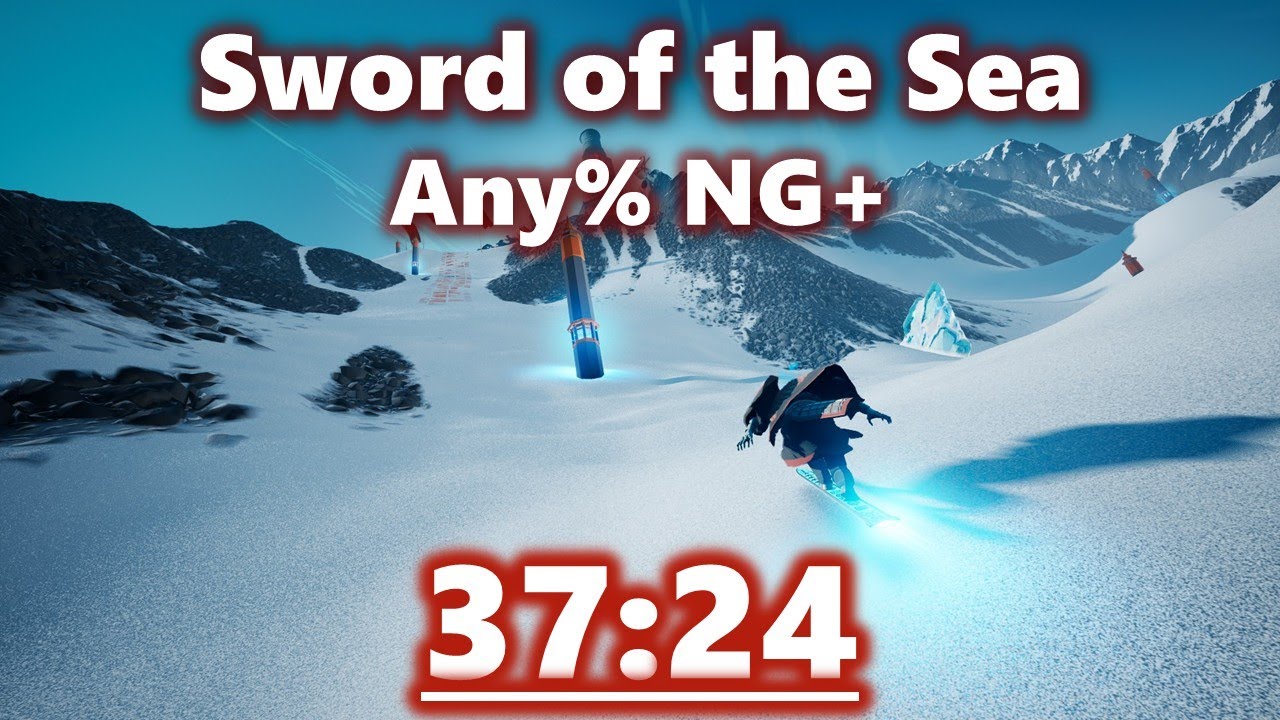 [Old record] Sword of the Sea Speedrun | Any% NG+ | 37:24