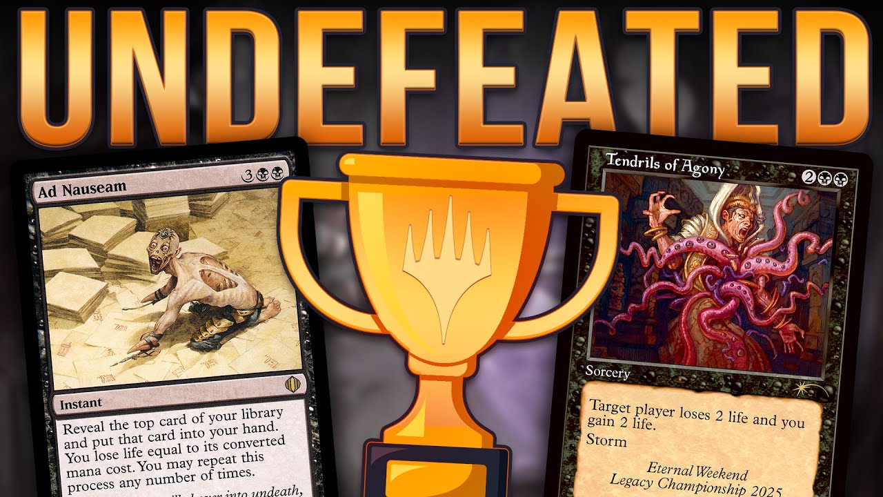 🏆UNDEFEATED🏆 WE FIXED ANT! Legacy Ad Nauseam Tendrils for Eternal Weekend | Magic: The Gathering MTG