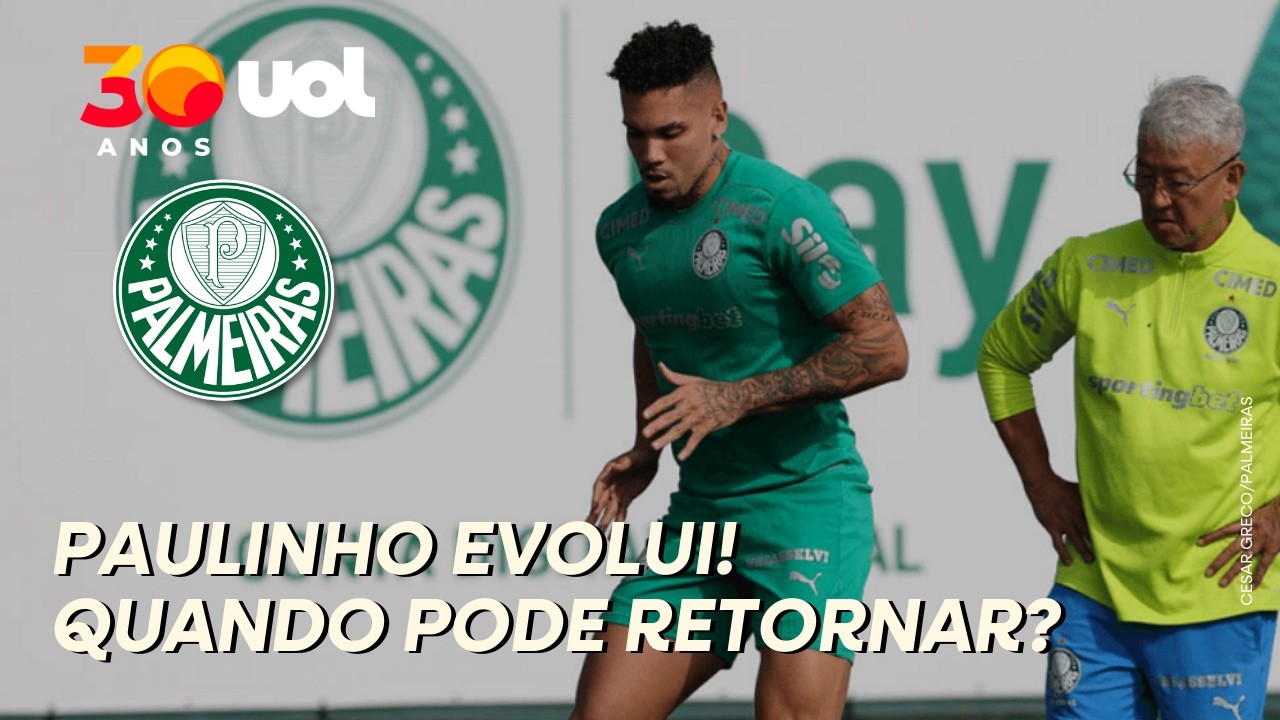 PALMEIRAS? PAULINHO EVOLUI EM TRATAMENTO! QUANDO ELE PODE VOLTAR A JOGAR?