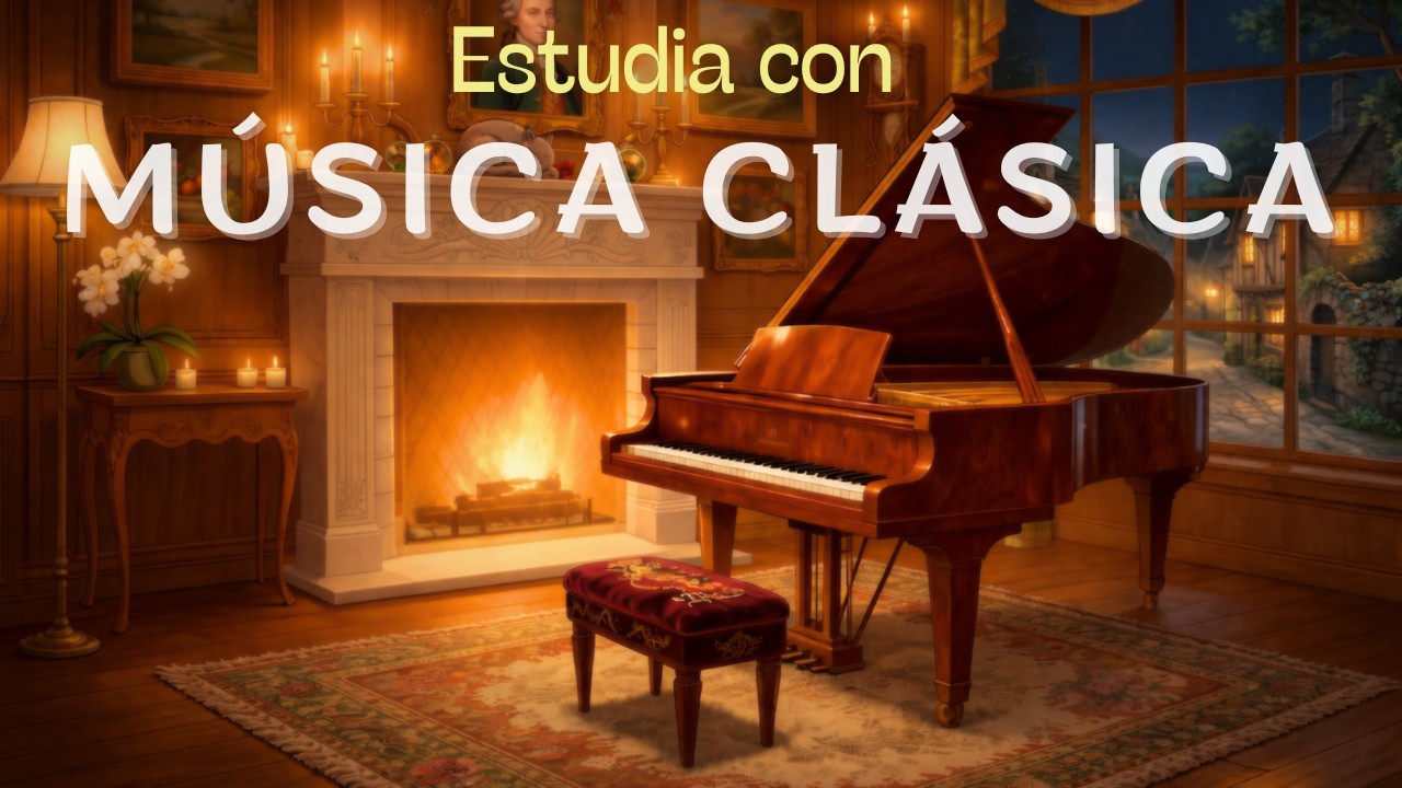 Música Clásica de Fondo para Estudiar - Reduce Estrés y Aumenta Productividad