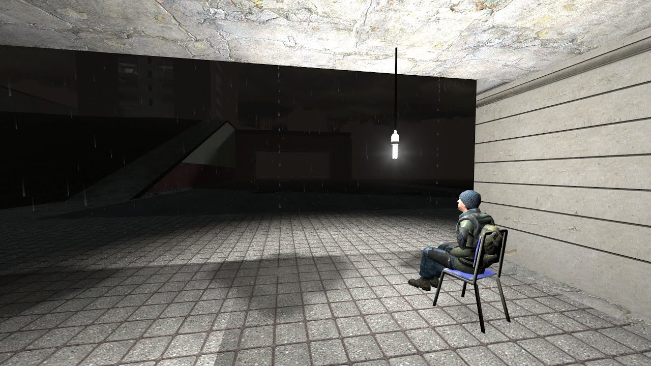 Garry's Mod: gm construct Heavy Thunderstorm Ambience #garrysmod