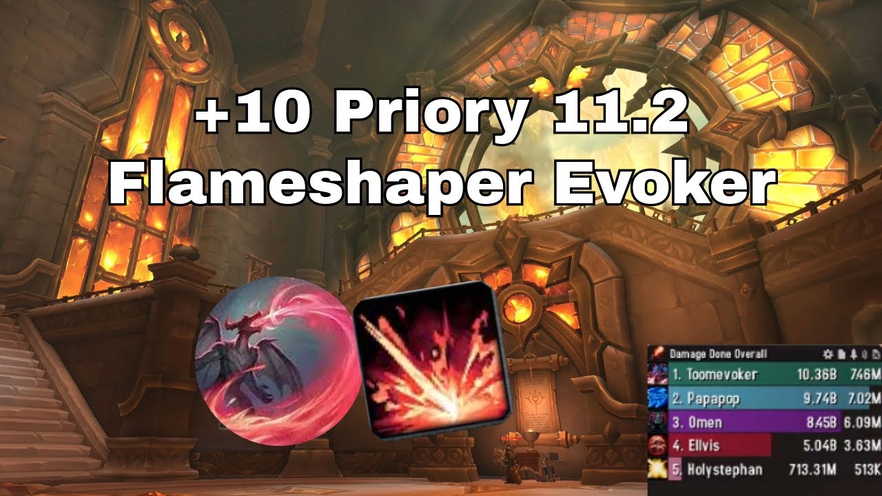 We're back for season 3! | +10 Priory of the Sacred Flame | 11.2 Flameshaper Devastation Evoker pov