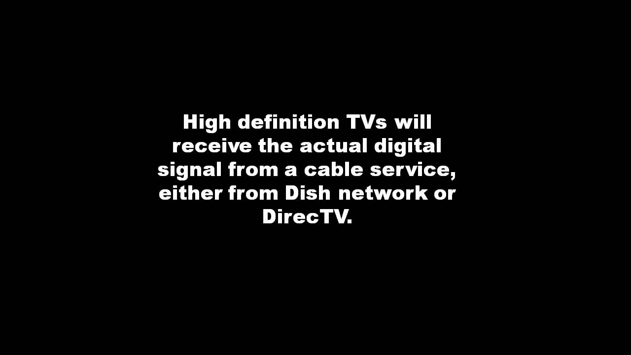 The Set Up of High definition Television