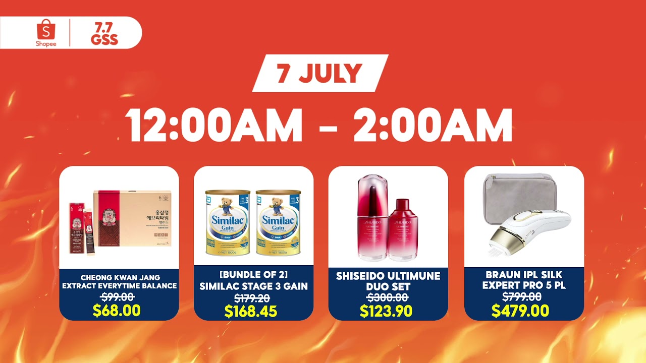 Shopee 7.7 Midnight Brands Flash Sales 🔥