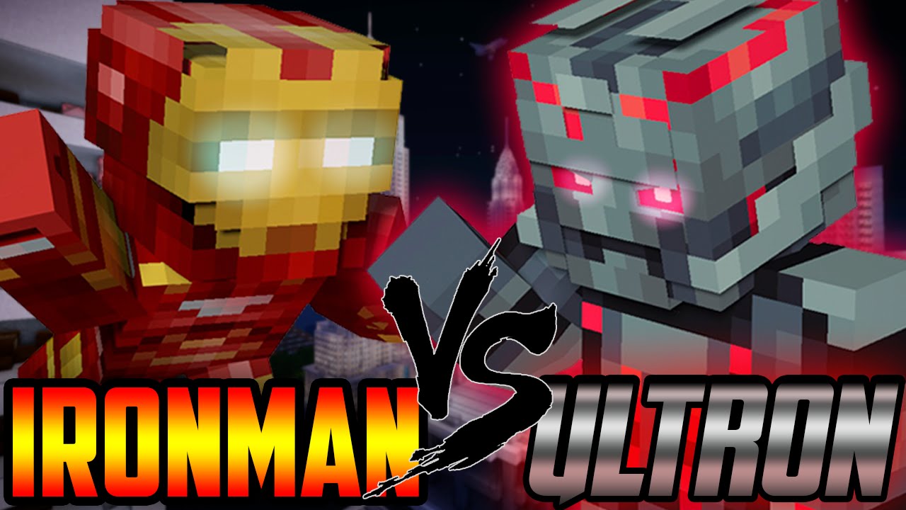 Minecraft Avengers: Iron Man vs ULTRON!