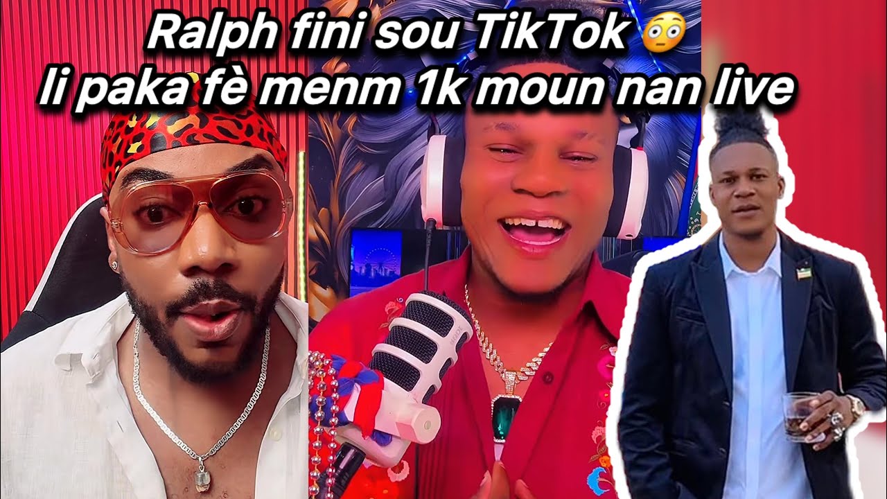 😢Uncle kendji ap rejwi paske Ralph paka fè 1k moun nan live li anko - epi yo relel la jistis