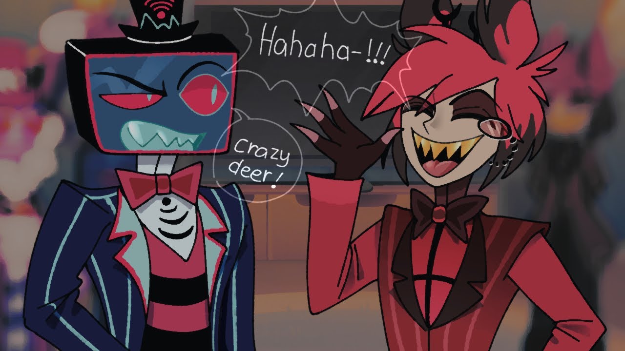 The Vees + Pilot!Alastor react to Al & Vox (P1)