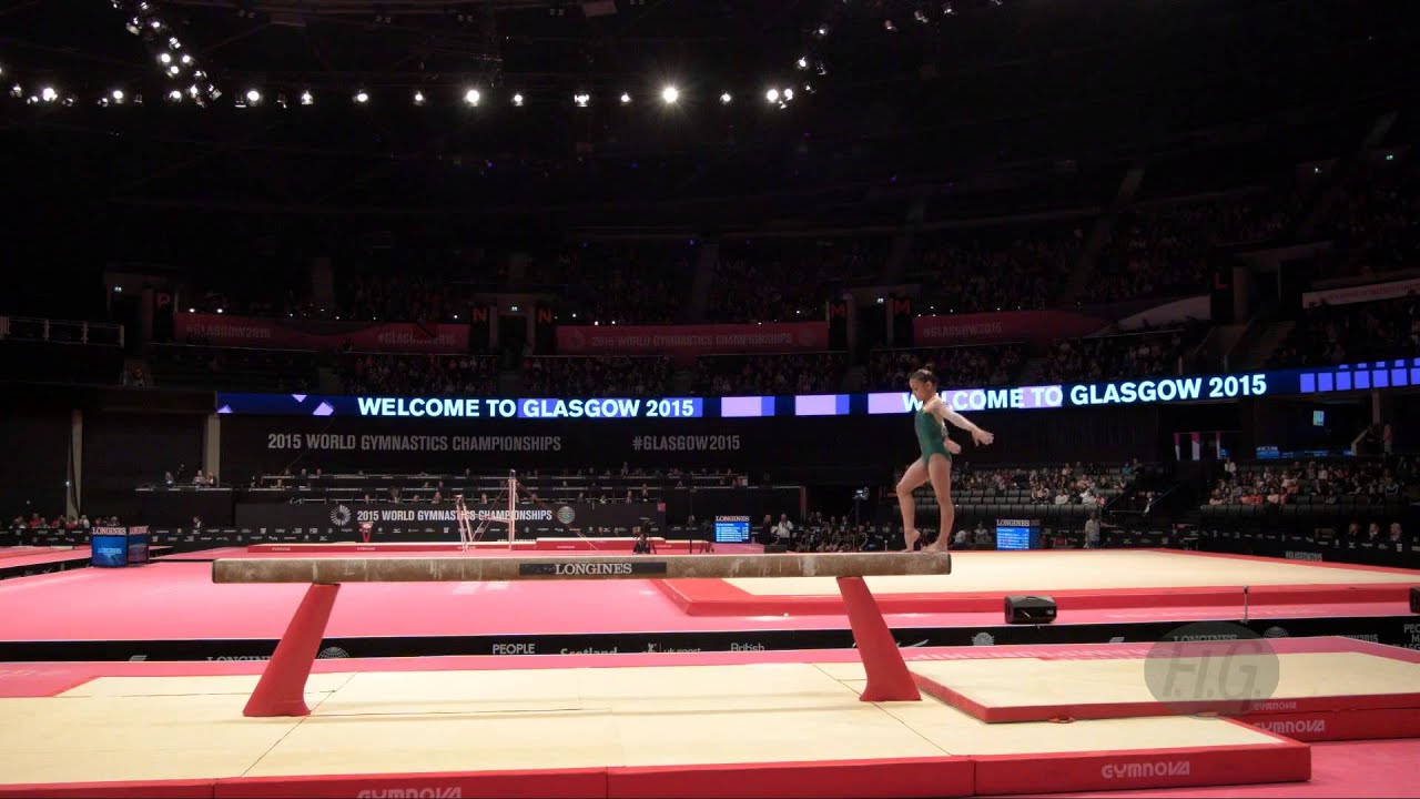 LOPES SARAIVA Flavia (BRA) - 2015 Artistic Worlds - Qualifications Balance Beam