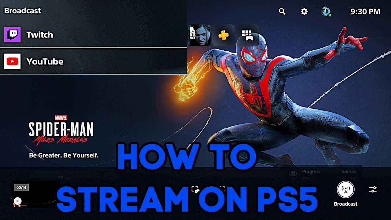 КАК ВЕСТИ СТРИМИНГ НА YOUTUBE И TWITCH НА PS5 - Как транслировать с PS5 на Twitch и YouTube!