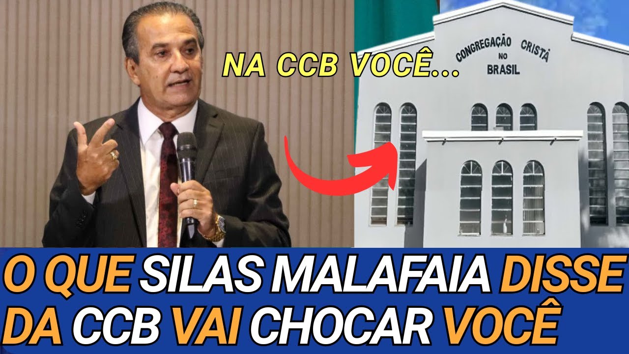 O QUE SILAS MALAFAIA FALOU SOBRE A CONGREGAÇÃO CRISTÃ NO BRASIL CHOCOU O BRASIL.. CULTO ONLINE CCB