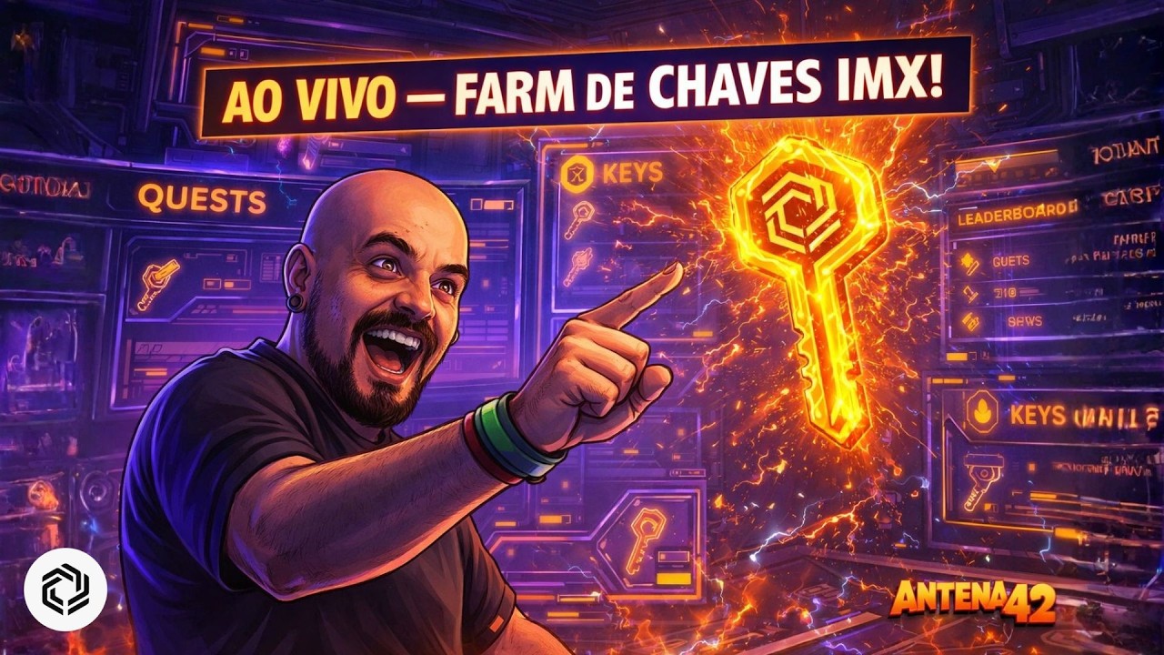 LIVE IMX 🔑 Começou o mês: bora farmar chaves (Immutable Play)