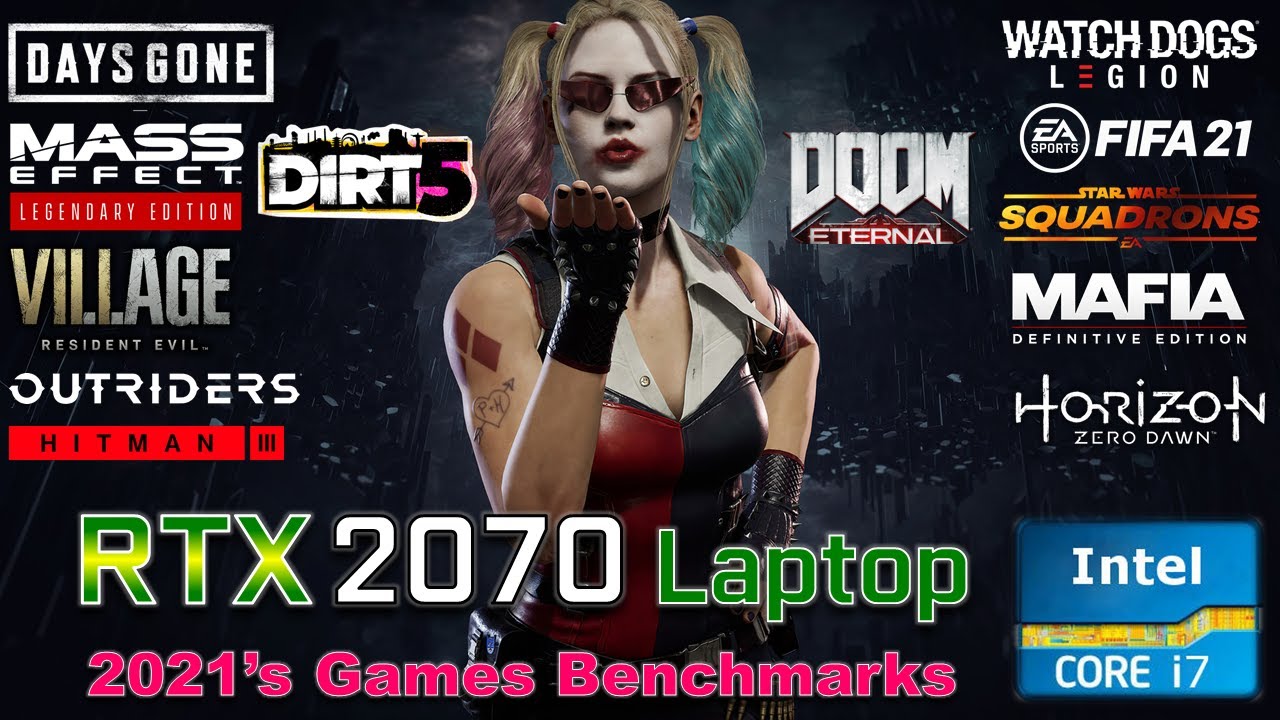 RTX 2070 Laptop Benchmarks | RTX 2070 Laptop Test in 2021's Games