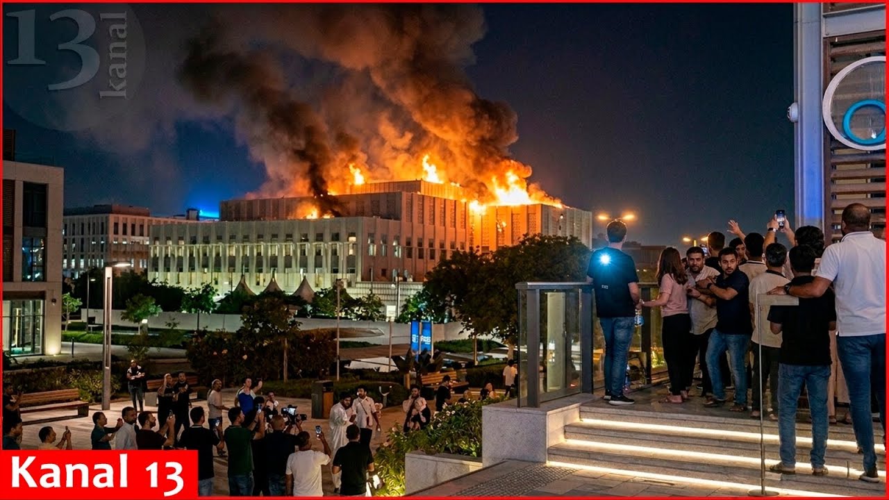 Videos of Iranian strikes on US consulate in Dubai, military base in Iraq’s Kurdistan region