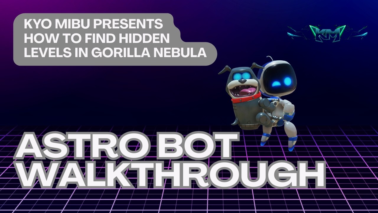 ASTRO BOT Walkthrough Gorilla Nebula Hidden Level Locations