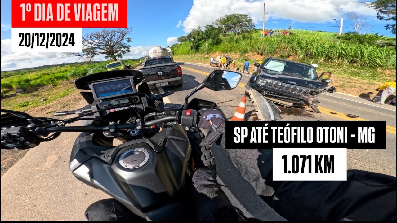 1º DIA DE VIAGEM A BORDO DA ÁFRICA TWIN 1100! Saindo da ZONA LESTE DE SP ATÉ TEÓFILO OTONI-MG