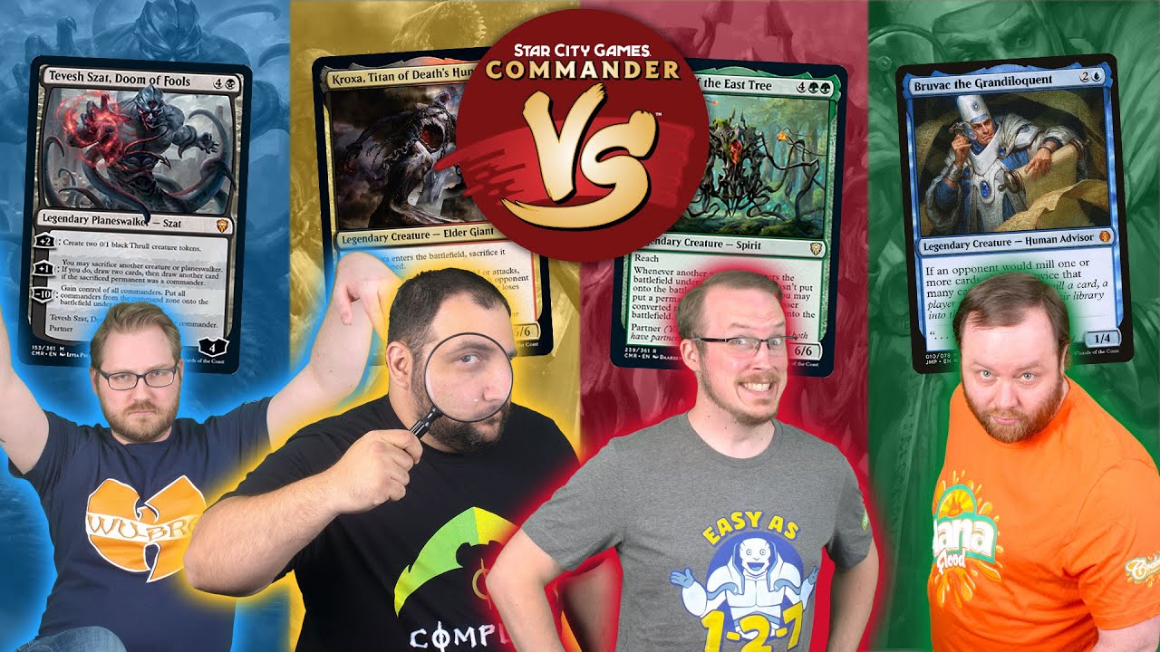 Commander VS #228: Tevesh Szat VS Kroxa VS Kodama VS Bruvac | MTG Gameplay