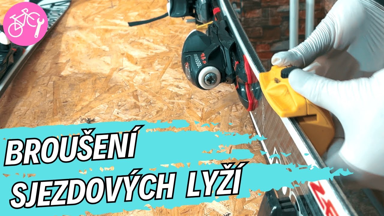 Jak NABROUSIT hrany na sjezdových lyžích pomocí ručního brousku ⛷️