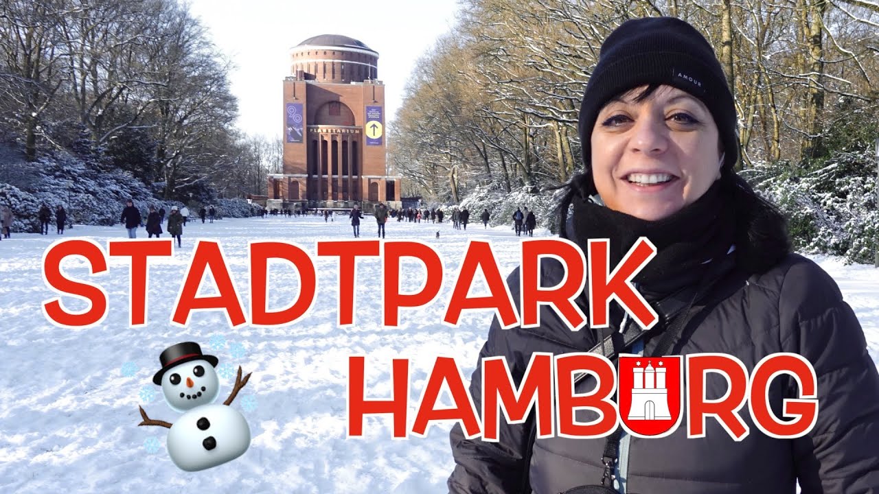 AMBURGO sotto la neve | Lo Stadtpark imbiancato | Germania