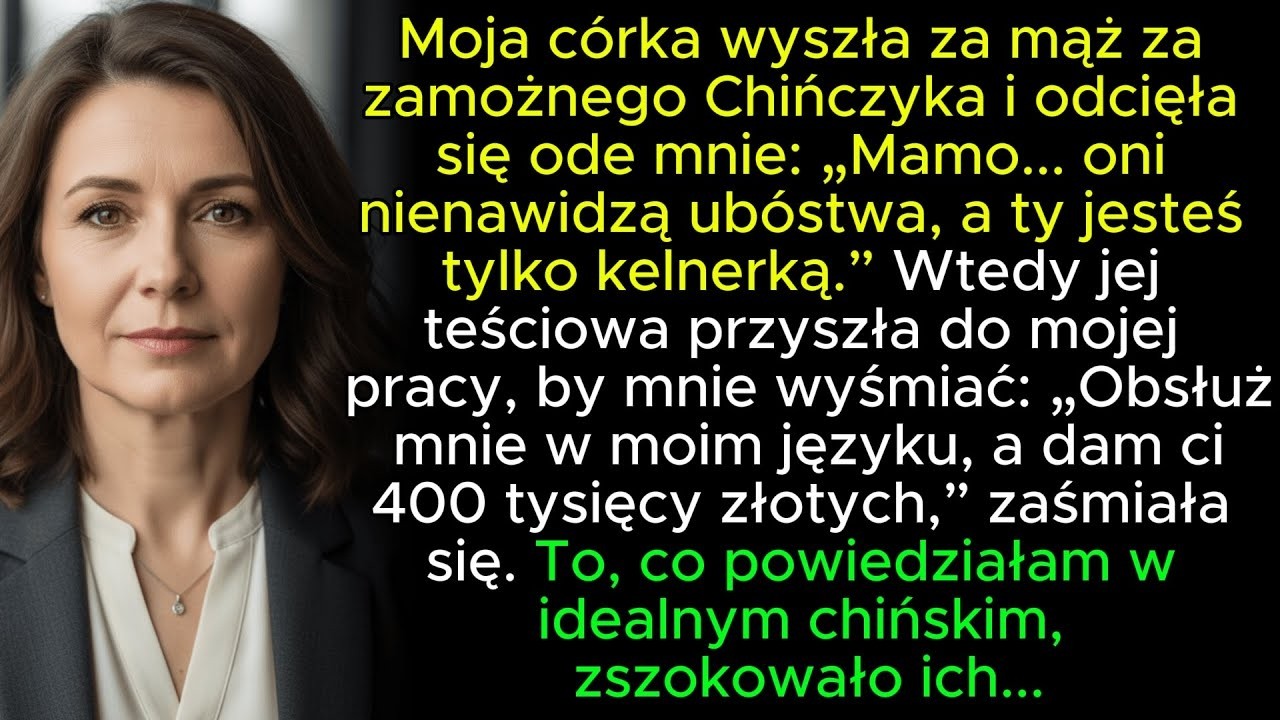 Obiecał jej 400 tysięcy złotych, jeśli obsłuży go po chińsku — milioner wyśmiał kelnerkę, dopóki nie