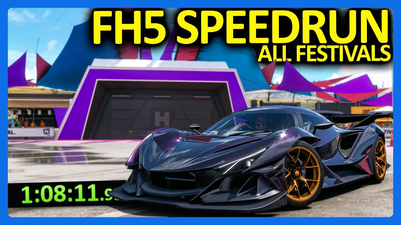 Forza Horizon 5 Online : New Festivals Speedrun!! (FH5 Speedrun)