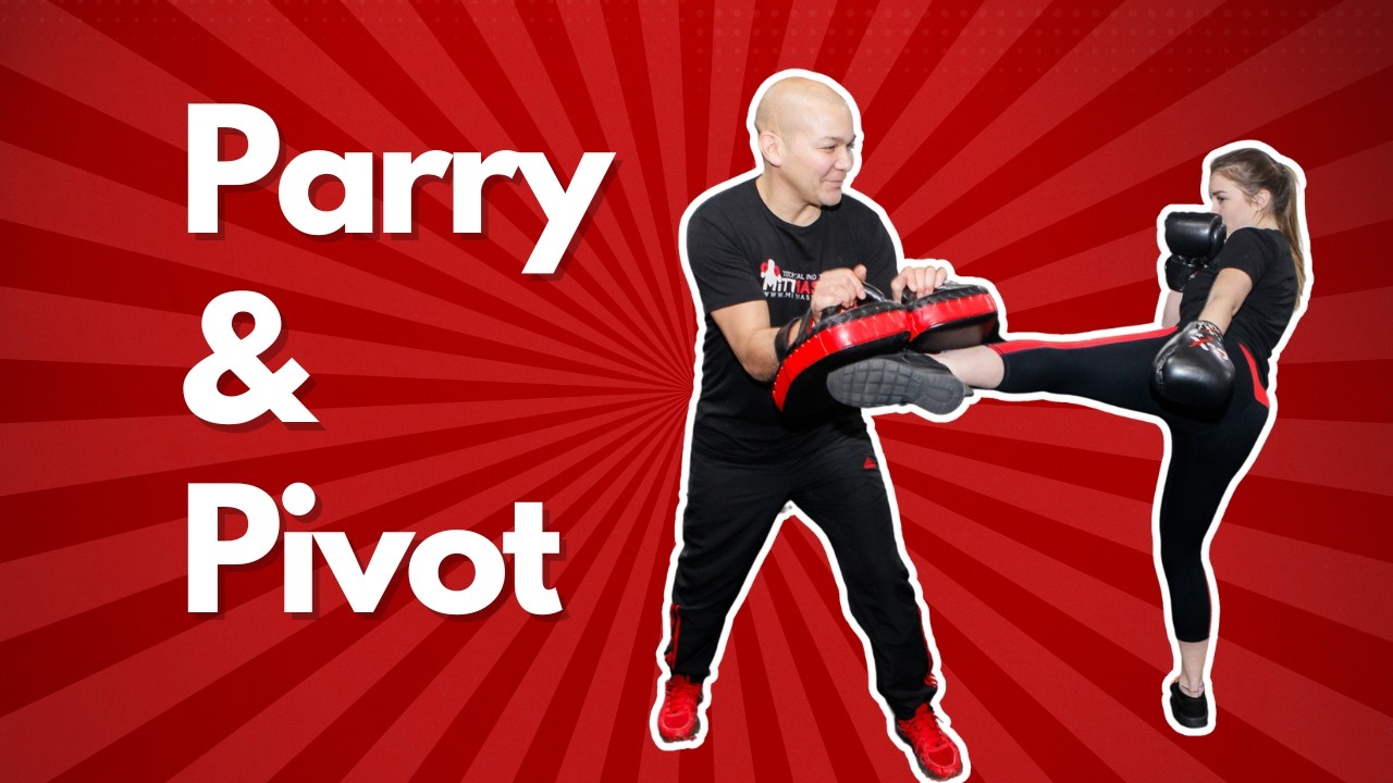 Kickboxing & MMA Kick Shield pivot drill