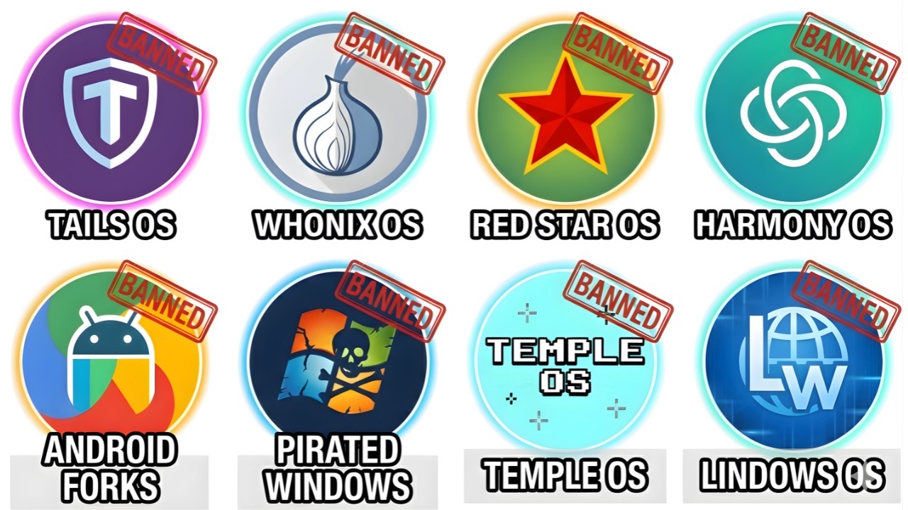 EVERY BANNED OPERATING SYSTEM EXPLAINED
