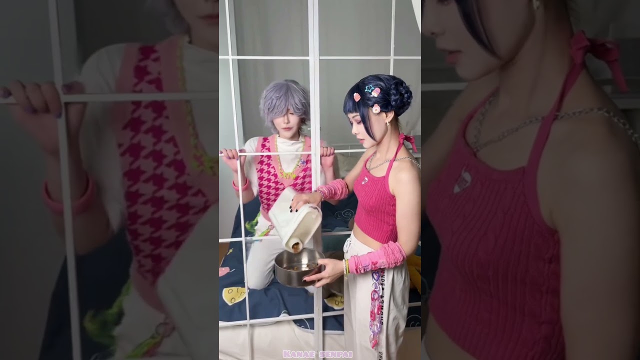 kpop demon hunters cosplay funny moments ✨️|| #anime #kpopdemonhunter #sajaboys #cosplay #funny