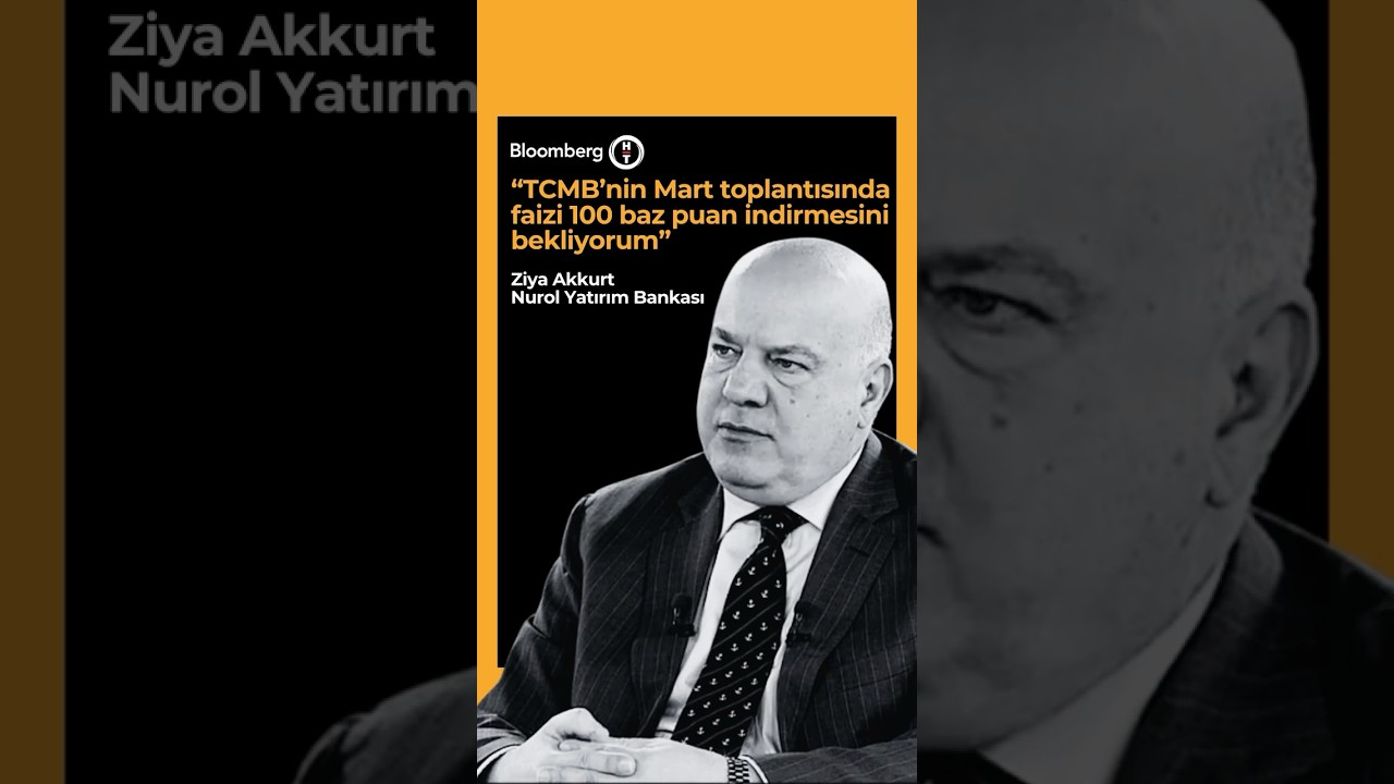 TCMB&rsquo;nin Mart toplantısında faizi 100 baz puan indirmesini bekliyorum | Nurol / Ziya Akkurt #faiz