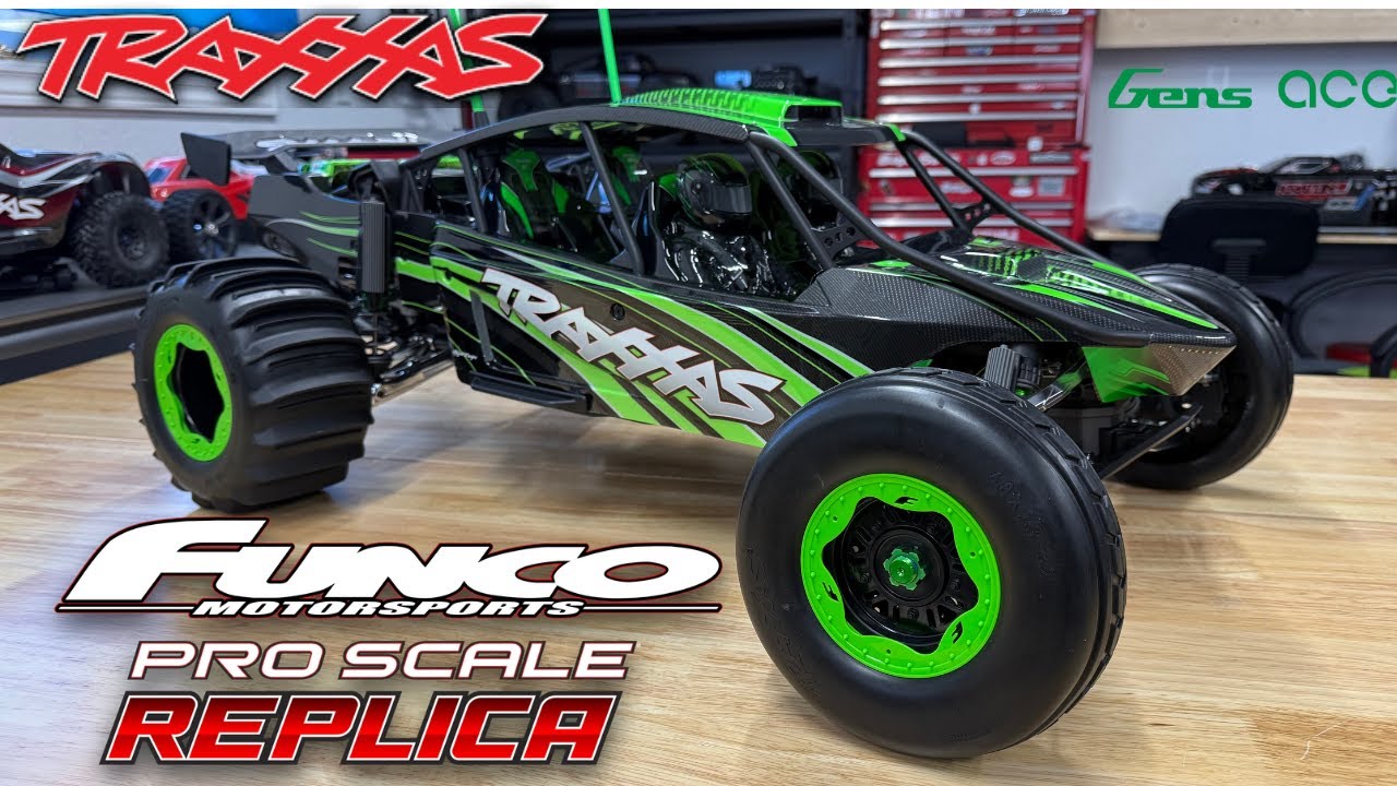 Распаковка и впечатления от гоночного автомобиля Traxxas Pro Scale Sand Car (обновление из гаража)