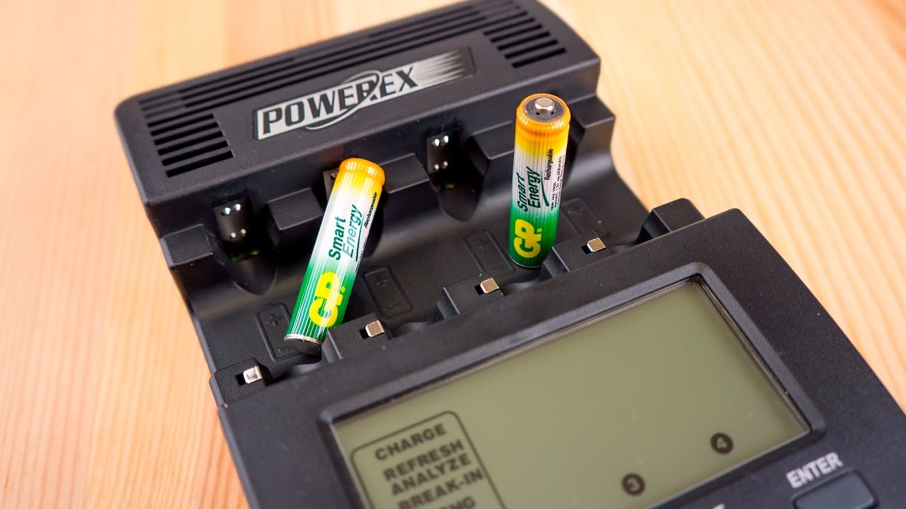 Тест ёмкости  новых аккумуляторов  GP  AAA 400Mah