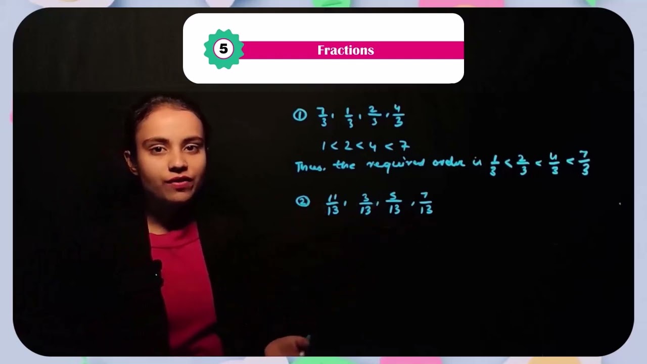 Unit Math Class 5 Chapter 5 Fractions