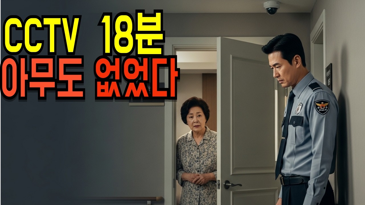 CCTV가 꺼진 18분..아무도 없었다