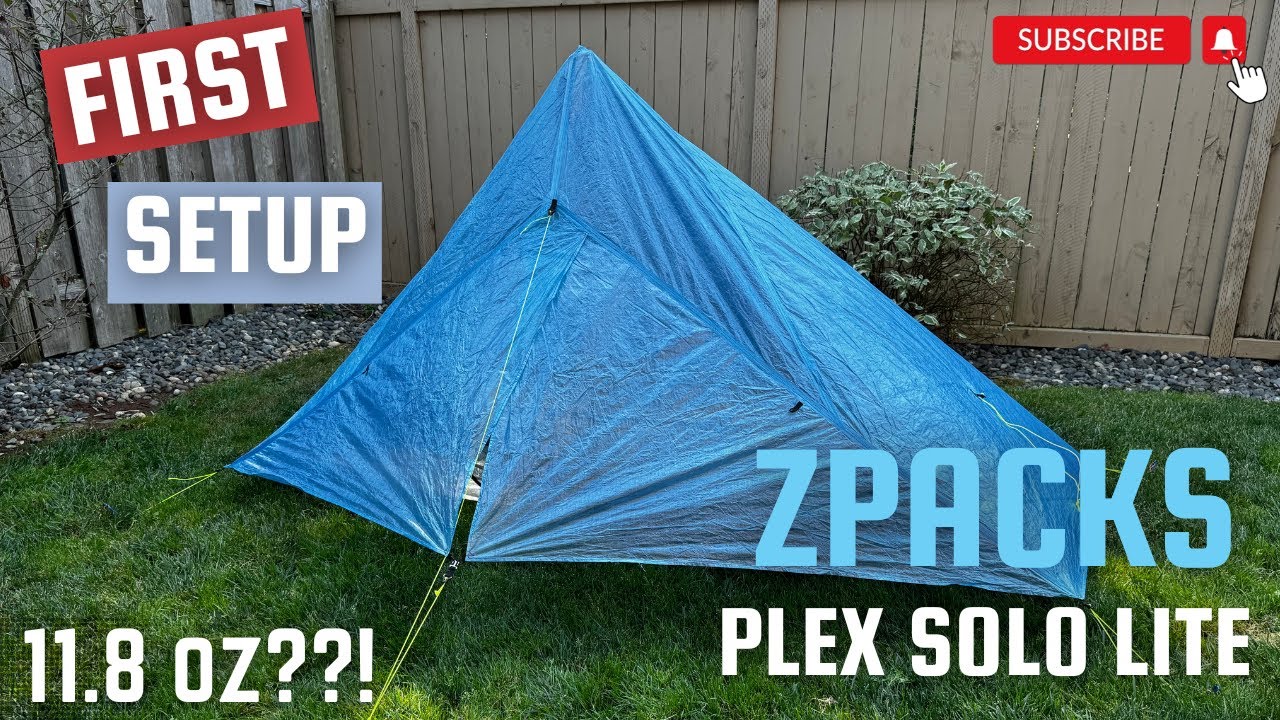 Zpacks Plex Solo Lite First Setup