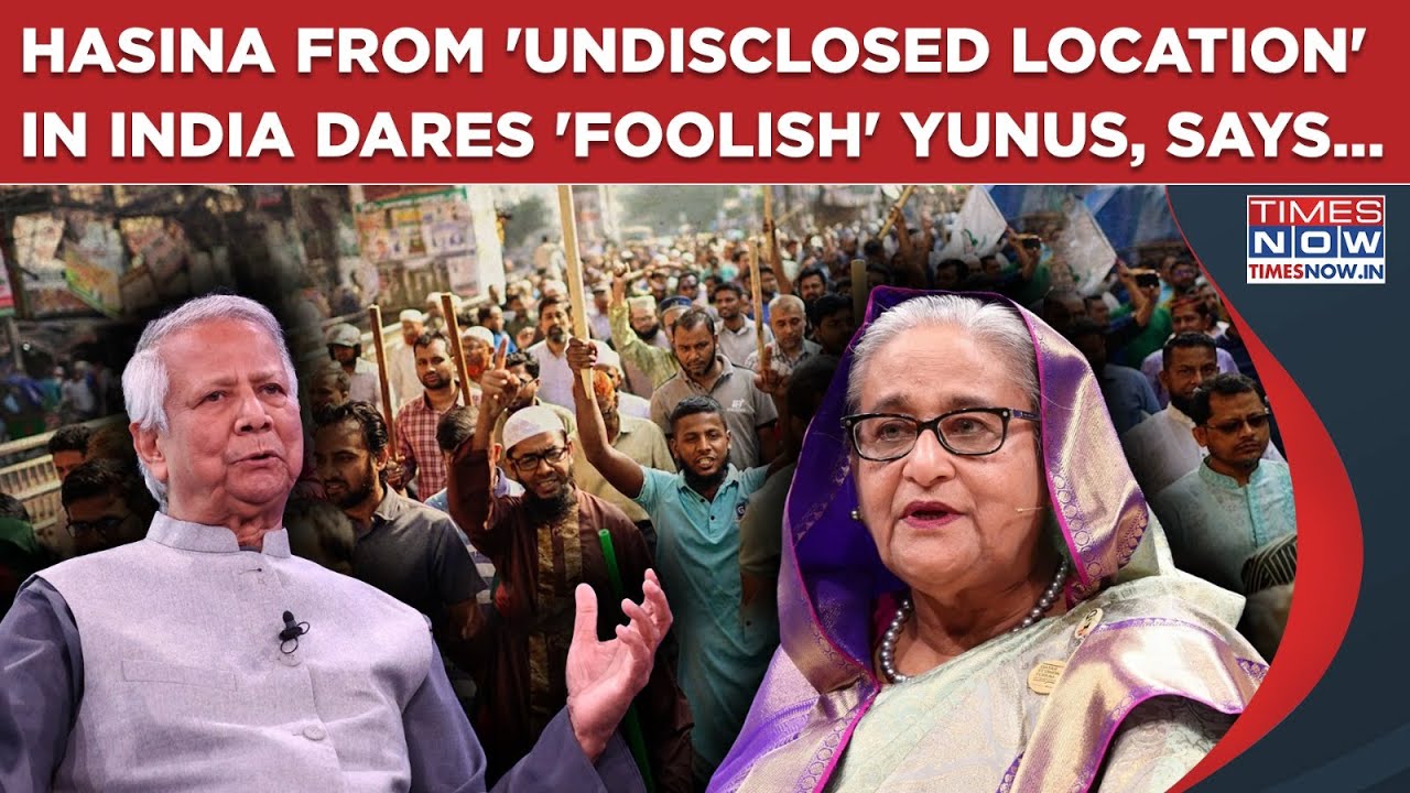 Sheikh Hasina's Big Interview From 'Undisclosed Location': Ex Bangladesh PM Dares 'Foolish' Yunus