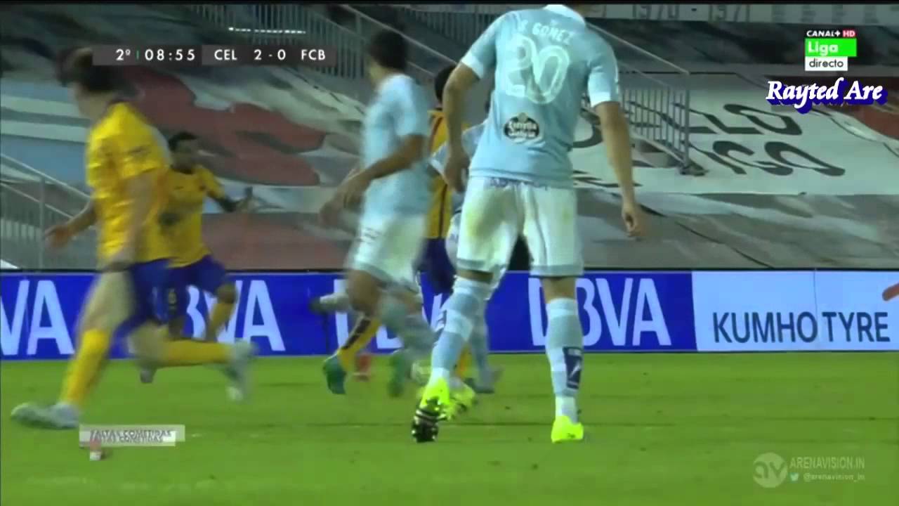Nolito (Celta Vigo) vs Barcelona (4-1) (23-09-2015) (La Liga 2015/16)