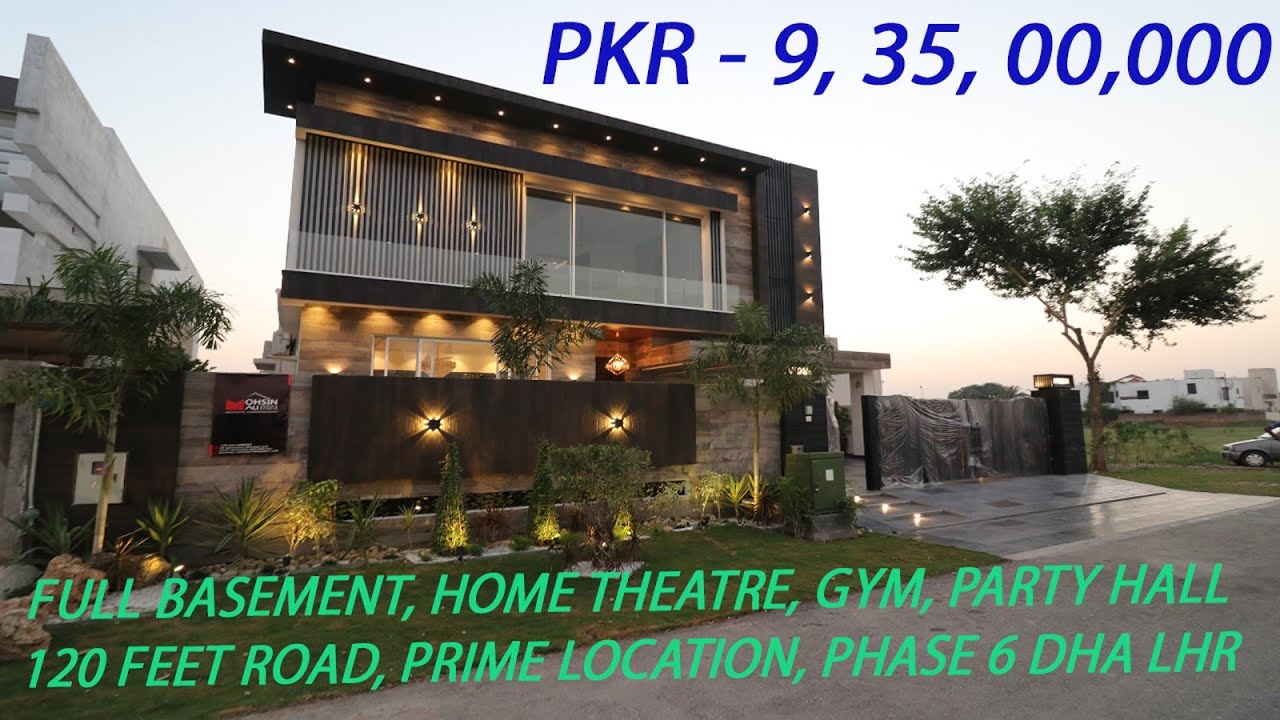 1 KANAL HOUSE | FULL BASEMENT | HPME THEATRE & GYM | PHASE 6 DHA LAHORE | PRICE 9.35 CRORE | H No 20