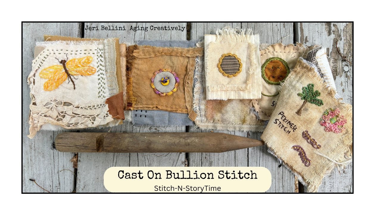 The Cast On Bullion Stitch ~ Stitch-n-StoryTime Wk7