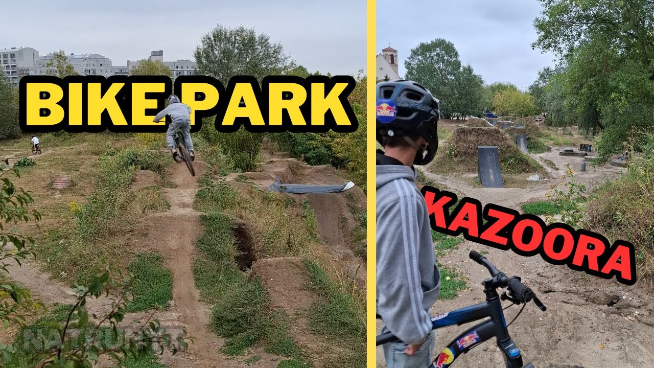 Pierwsza RAZ w BIKE PARK KAZOORA! Wszystko zalane! 🌊🔥
