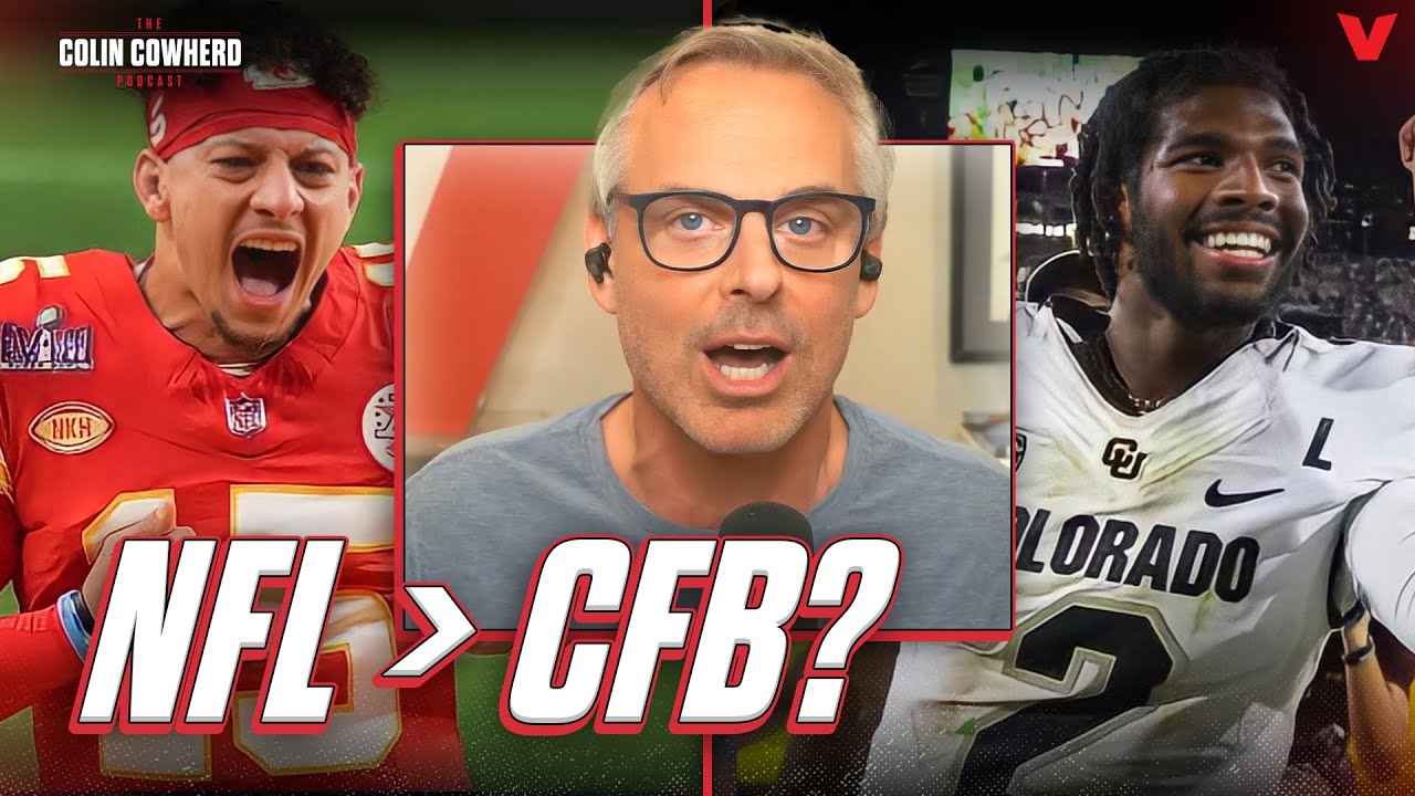 Colin settles NFL vs. College Football debate | Colin Cowherd Podcast