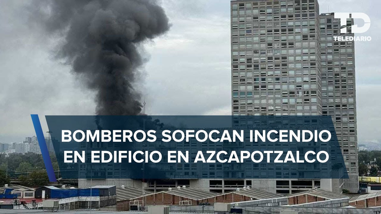 Se registra incendio en edificio de colonia Del Gas, Azcapotzalco; hay varios intoxicados