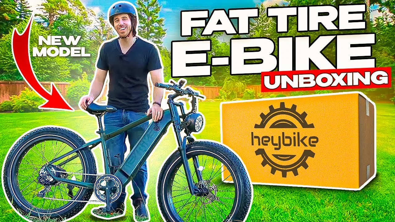 РАСПАКОВКА нового электровелосипеда: электровелосипед HeyBike Brawn с толстыми шинами