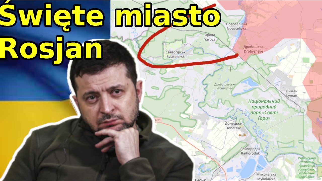Swiatohirsk zdobyty wojna na Ukrainie