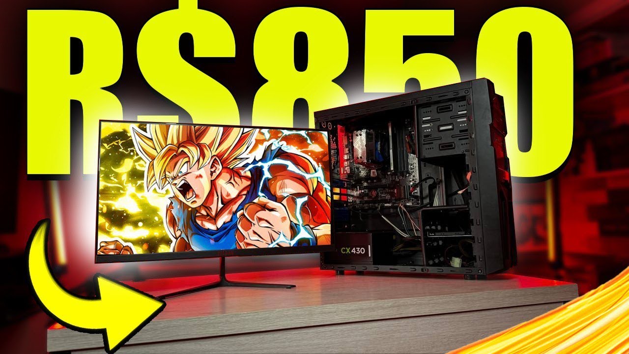 MELHOR PC Gamer Barato 2024 até 850 Reais! CUSTO BENEFÍCIO INCRÍVEL E RODOU VÁRIOS JOGOS