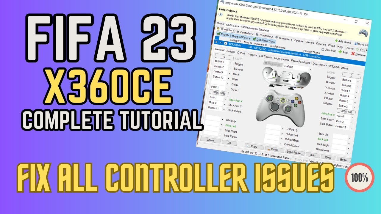 FIFA 23 | How to Fix Controller not Working/Detected Easily using x360ce✅️
