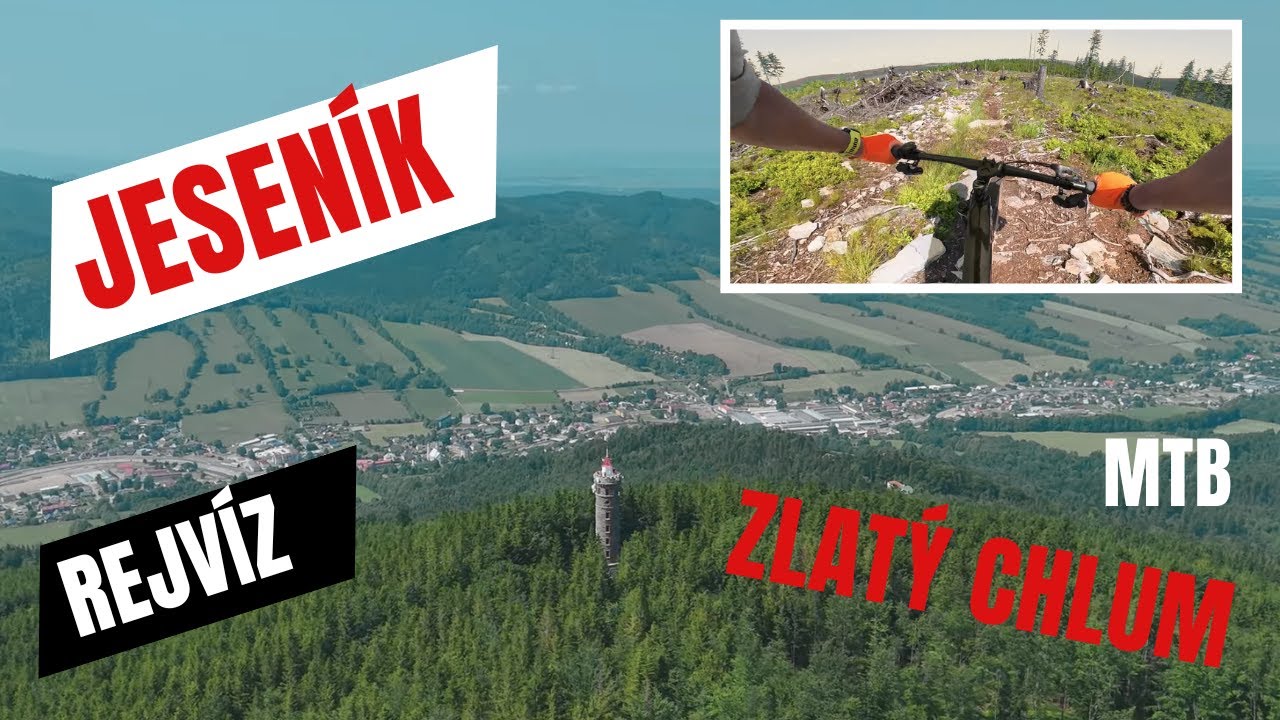 Jeseník hory, po hřebenech Rejvíz, Zlatý chlum na bajku Cannondale